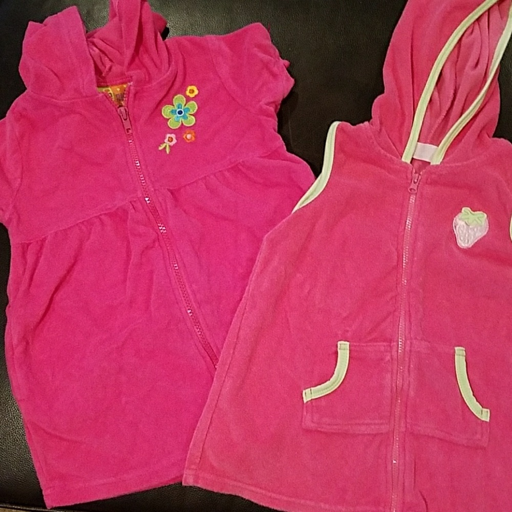 Girls Bathing suit covers. Size 24M and 2T